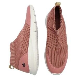 Spenco Yoga Stretch Knit Sneaker Slip-On Active Shoes Spice Rose Women’s Size 10
